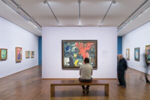 Marc Chagall exhibition view.