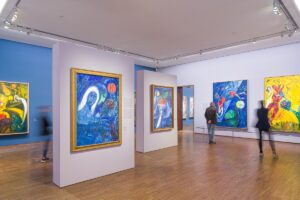 Marc Chagall exhibition view.