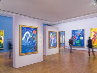 Marc Chagall exhibition view.