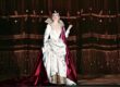 Maria Callas takes a curtain call in Gluck's Iphigénie en Tauride, at La Scala in Milan, Italy, in 1958.