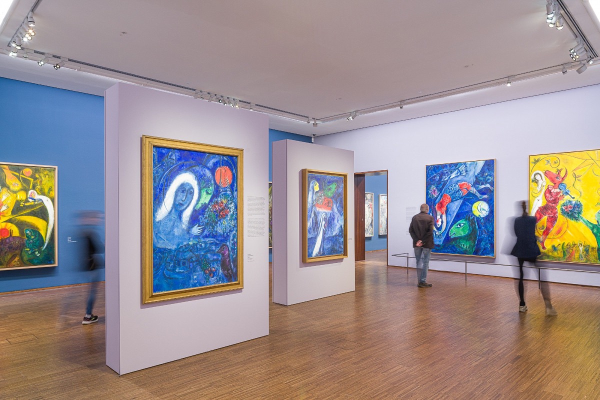 Marc Chagall exhibition view.